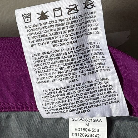 NWT Nike Power Speed Running Capris Tights Cosmic Purple Women's Medium M 801694 - Picture 13 of 14